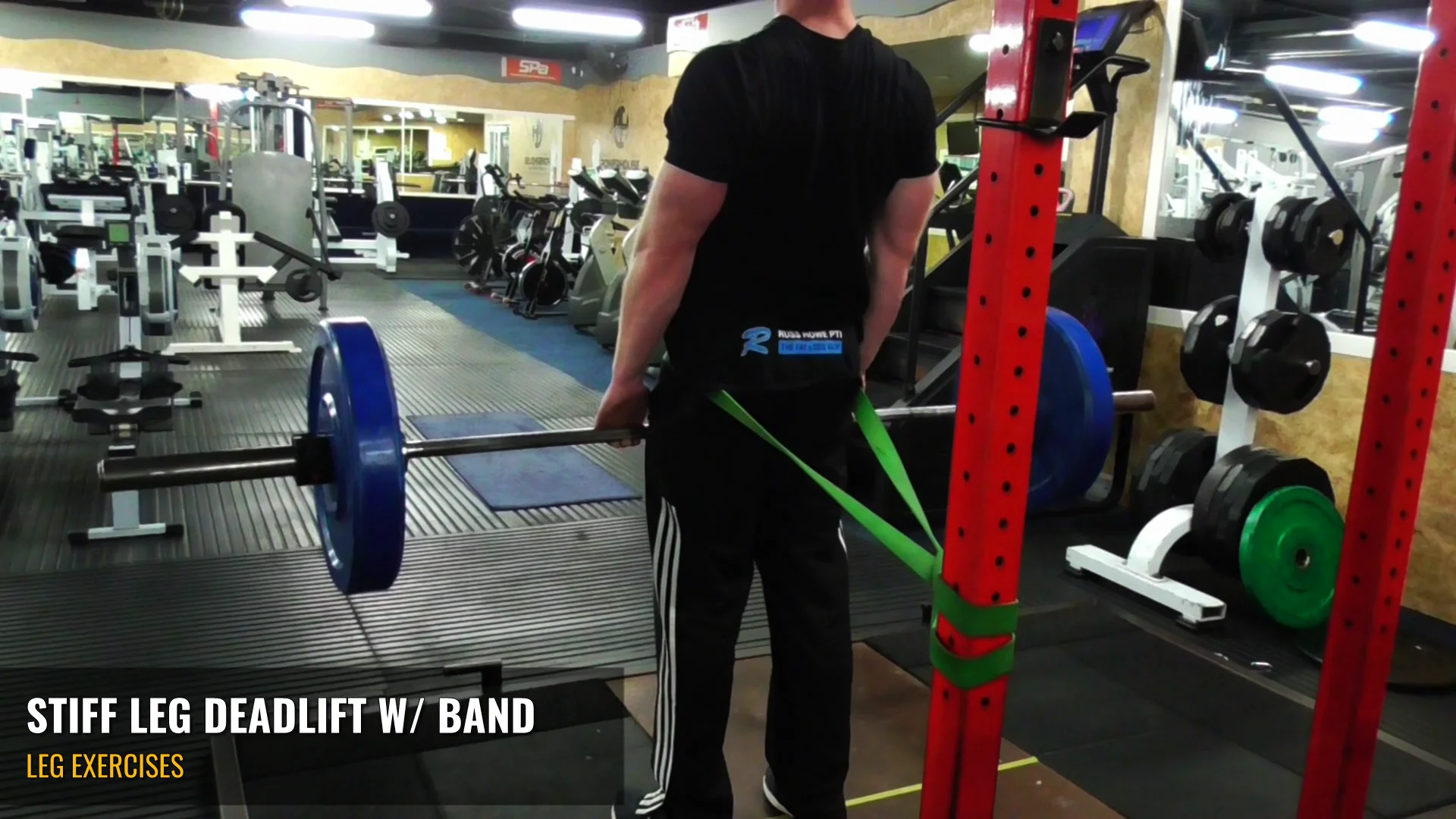 Barbell stiff deals leg deadlift