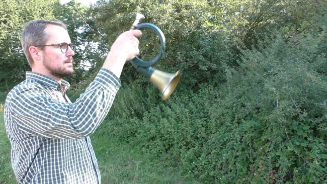 Das Ganze + Anblasen des Treibens