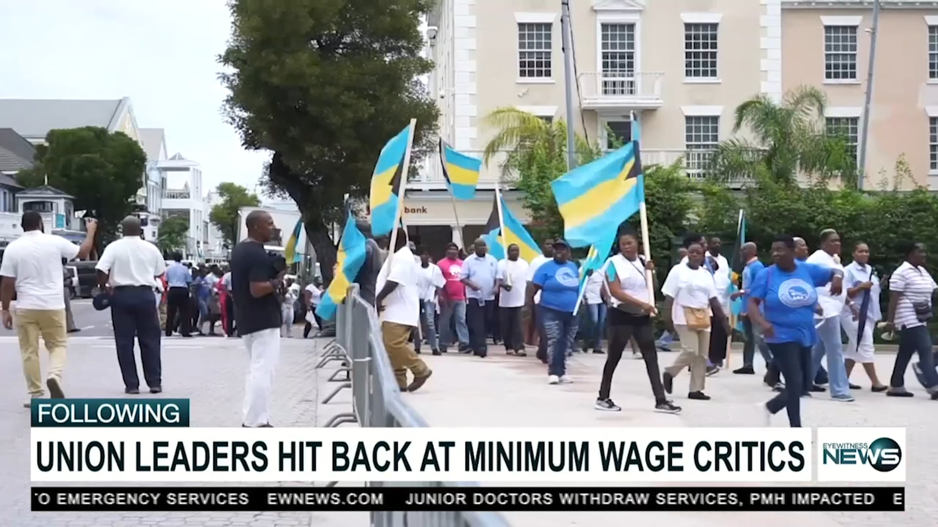 UNION LEADERS HIT BACK AT MINIMUM WAGE CRISIS – Eye Witness News