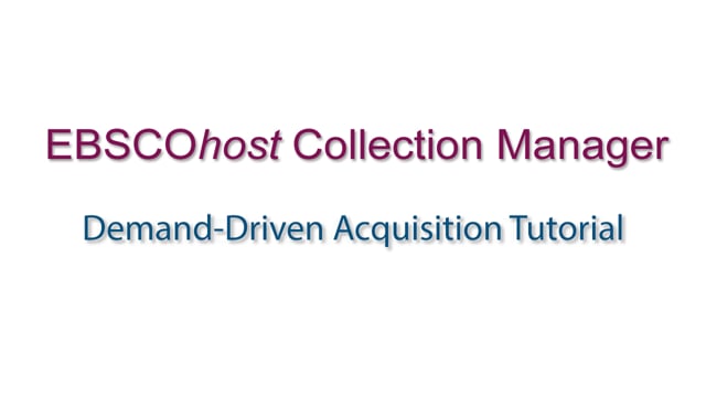 Ebsco holdings management