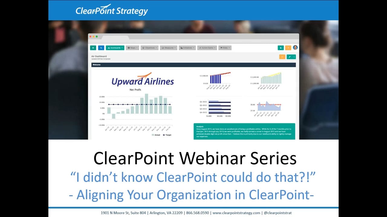 Aligning Your Organization in ClearPoint on Vimeo