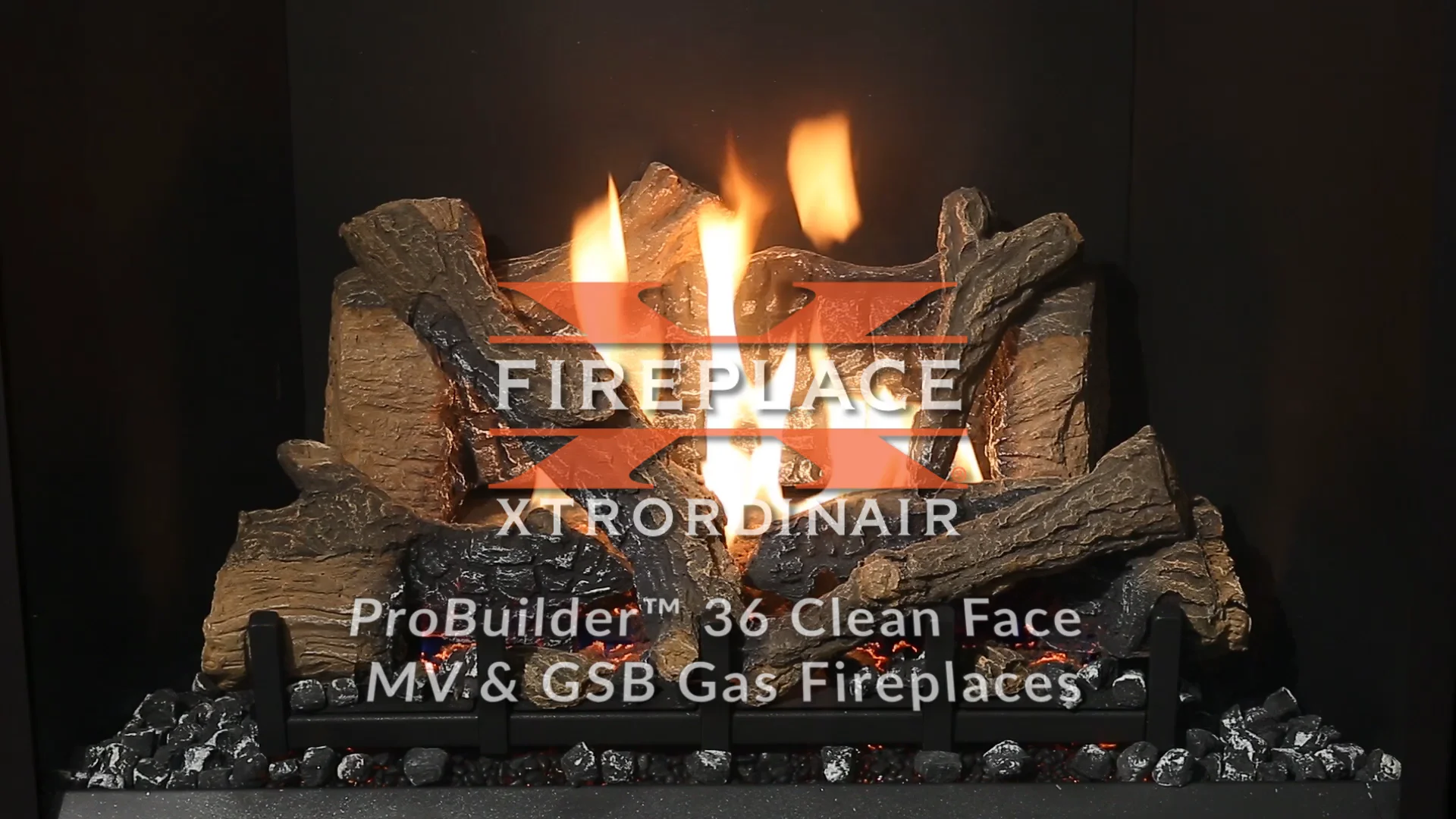 Fireplace Xtrordinair – ProBuilder 36 Clean Face Gas Fireplace