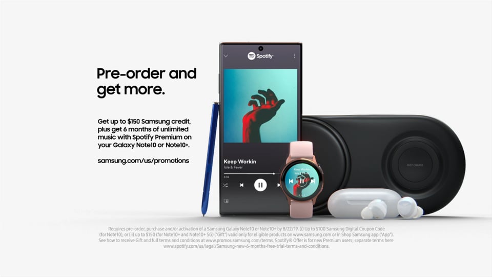 Samsung Galaxy — Note 10 Release