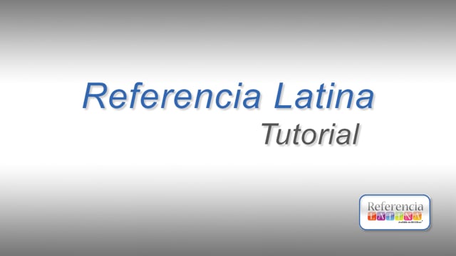 Referencia Latina - Tutorial