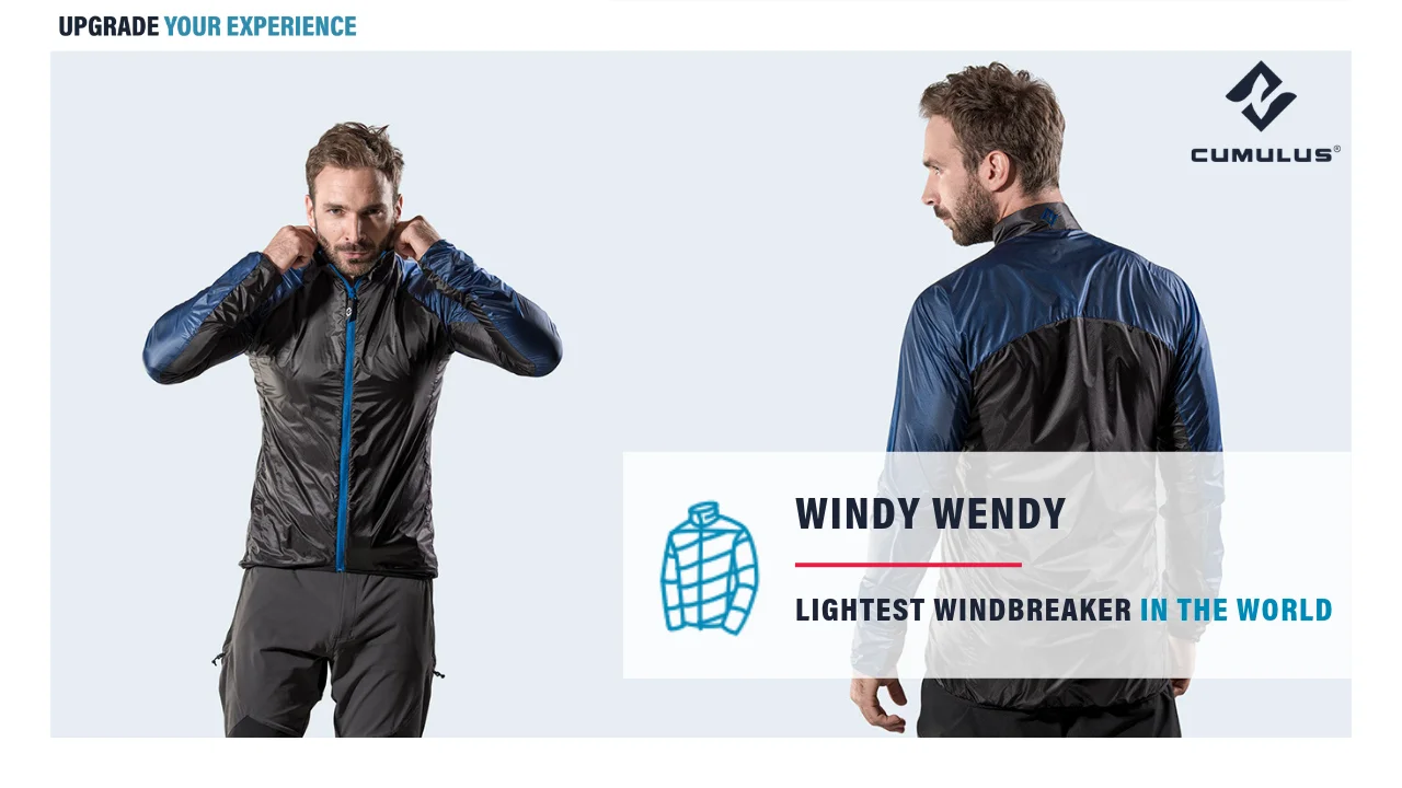 Windy Wendy windbreaker jacket by Cumulus® on Vimeo