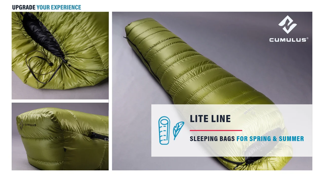 Lite Line 400 down sleeping bag Cumulus® outdoor Lite Line 400 down sleeping bag Cumulus® outdoor