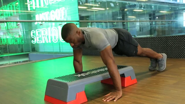 Straight Arm Plank ups