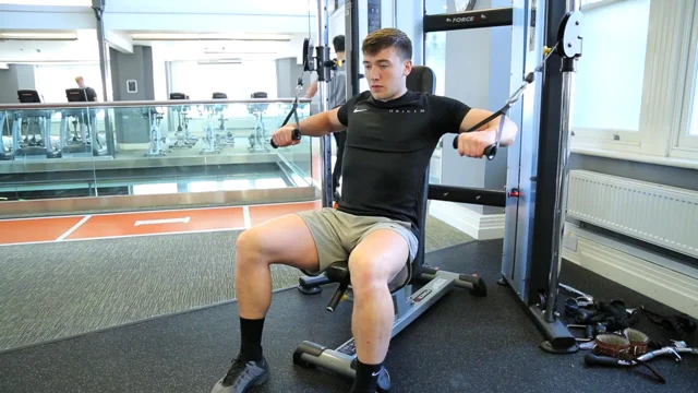 Standing Cable Chest Press