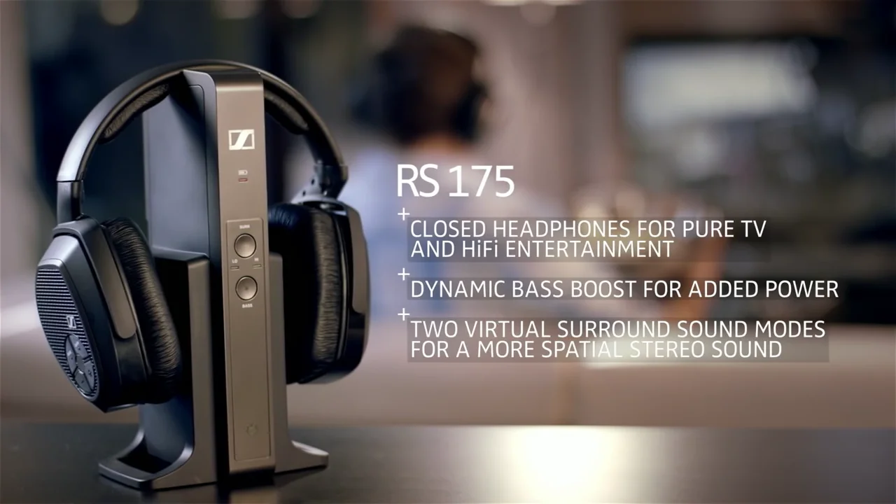 Surround Sound with RS 175 Digital Wireless Headphones I Sennheiser