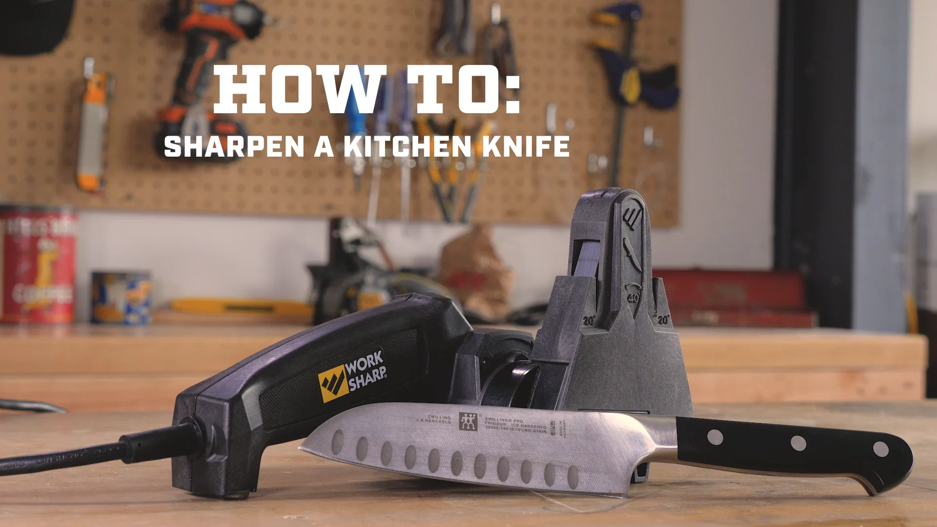 How to Sharpen a Zwilling J.A. Henckels Kitchen Knife - Work Sharp  Sharpeners