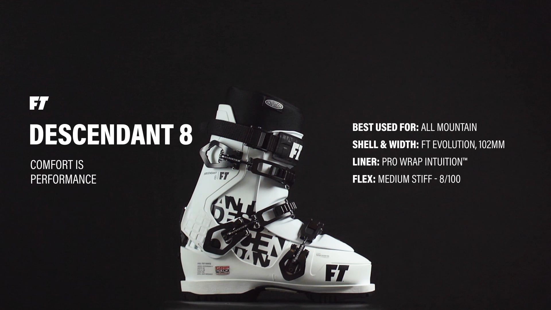 Full Tilt Descendant 2019/2020 8 Ski Boots - Comfort Is Performance