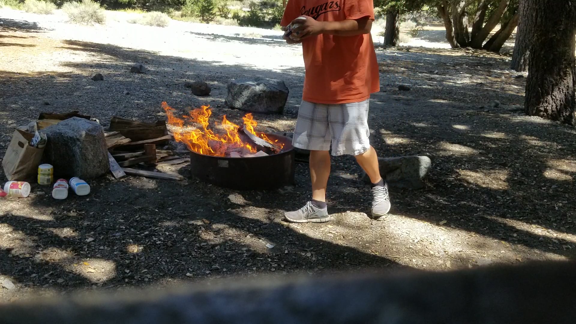 burning coffee creamer on Vimeo