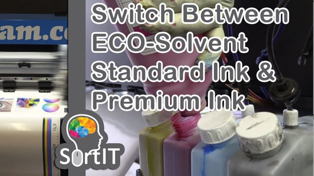 #SortIT, Switch Between Our FastCOLOUR ECO-Solvent Standard Ink and Premium Ink for Bulk Ink System Printer