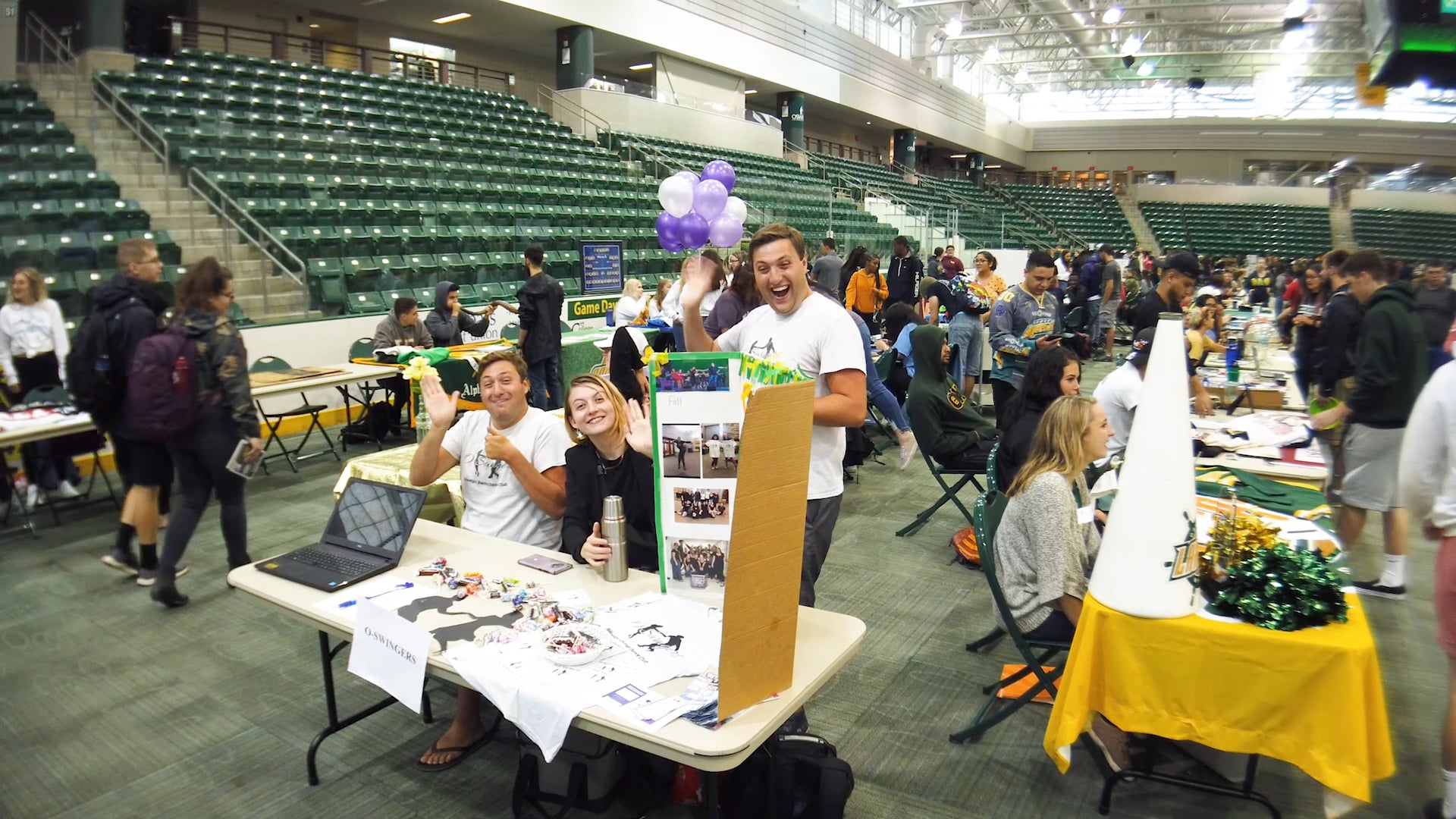 Students make connections at the Student Involvement Fair on Vimeo