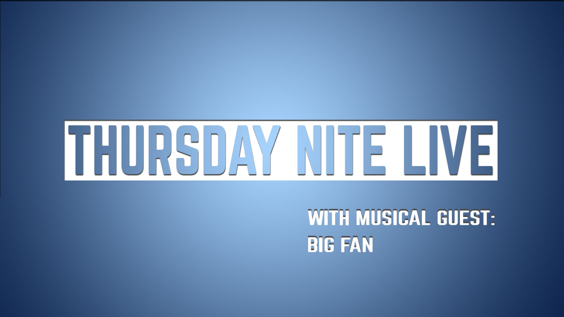 Thursday Nite Live Season 15 Episode 6