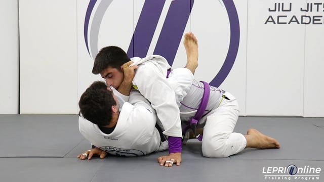 Cross Choke with Lapel Control from Closed Guard