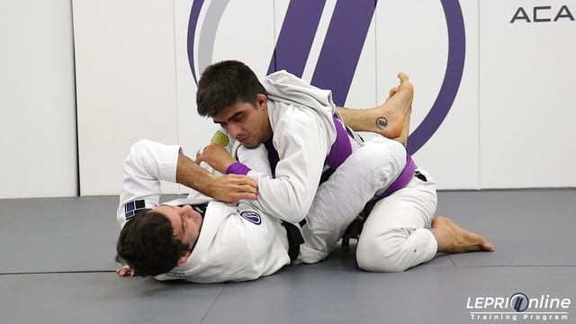 Cross Choke Attempt to Collar and Arm Choke When Opponent Defends