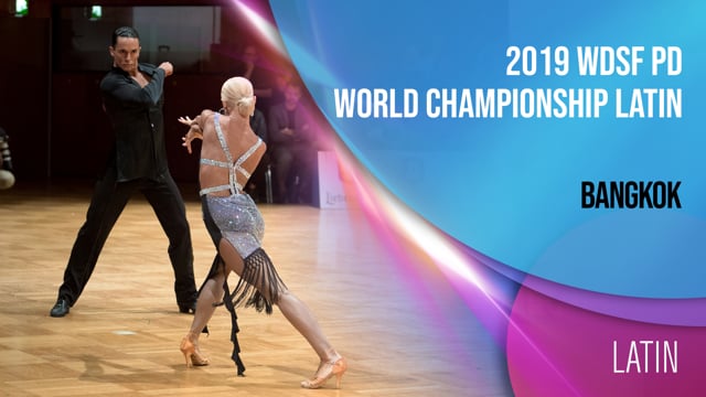 2019 WDSF World Championship Latin Moscow RUS Moscow on 07/09/2019