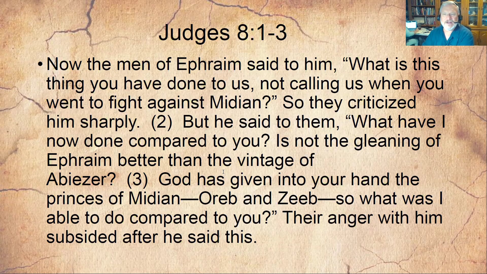 20190901 Judges 8 Gideon III on Vimeo