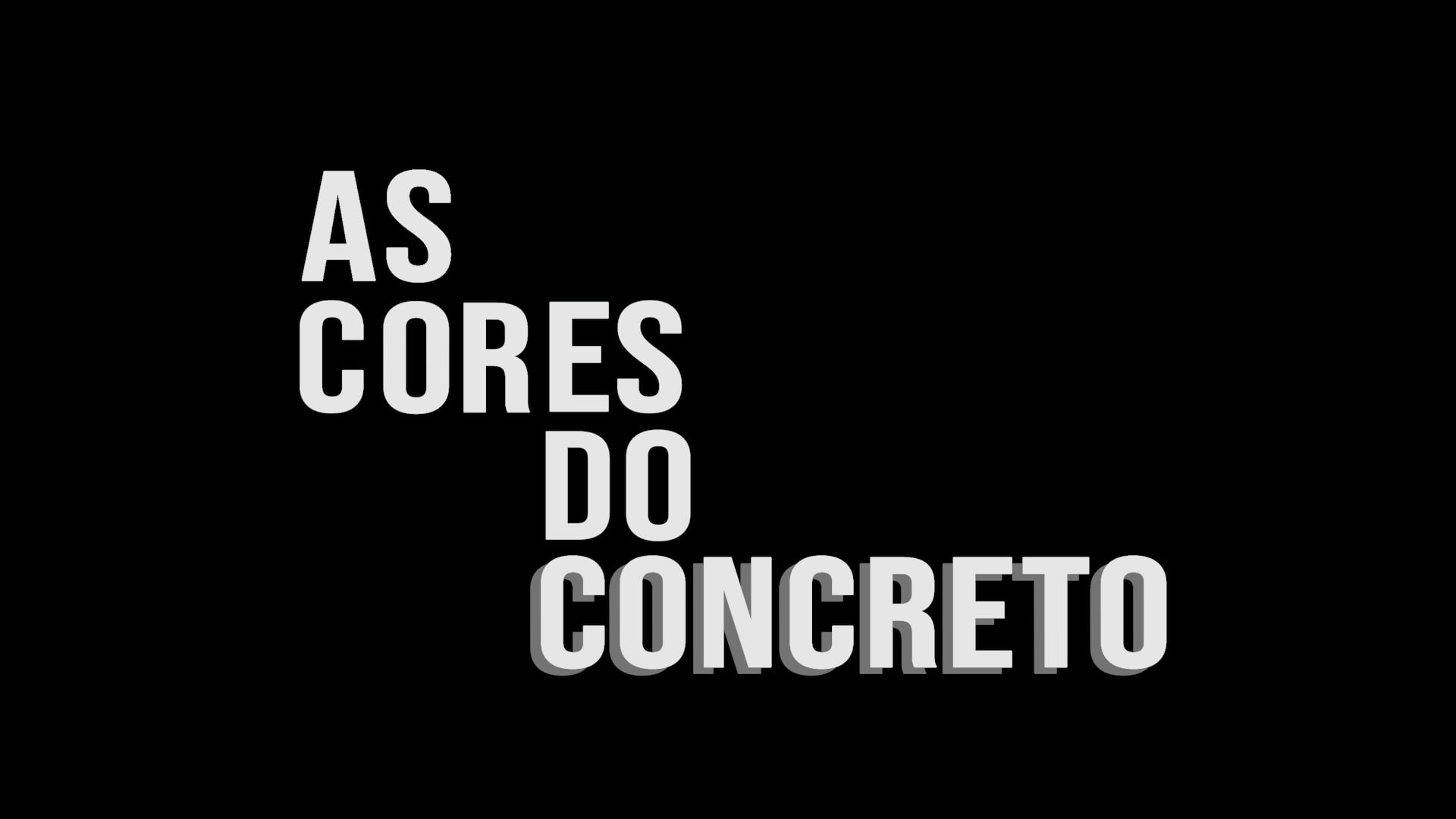 AS CORES DO CONCRETO