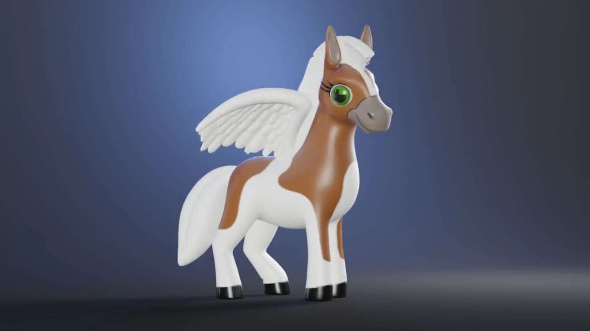 3D Horse. Character animation