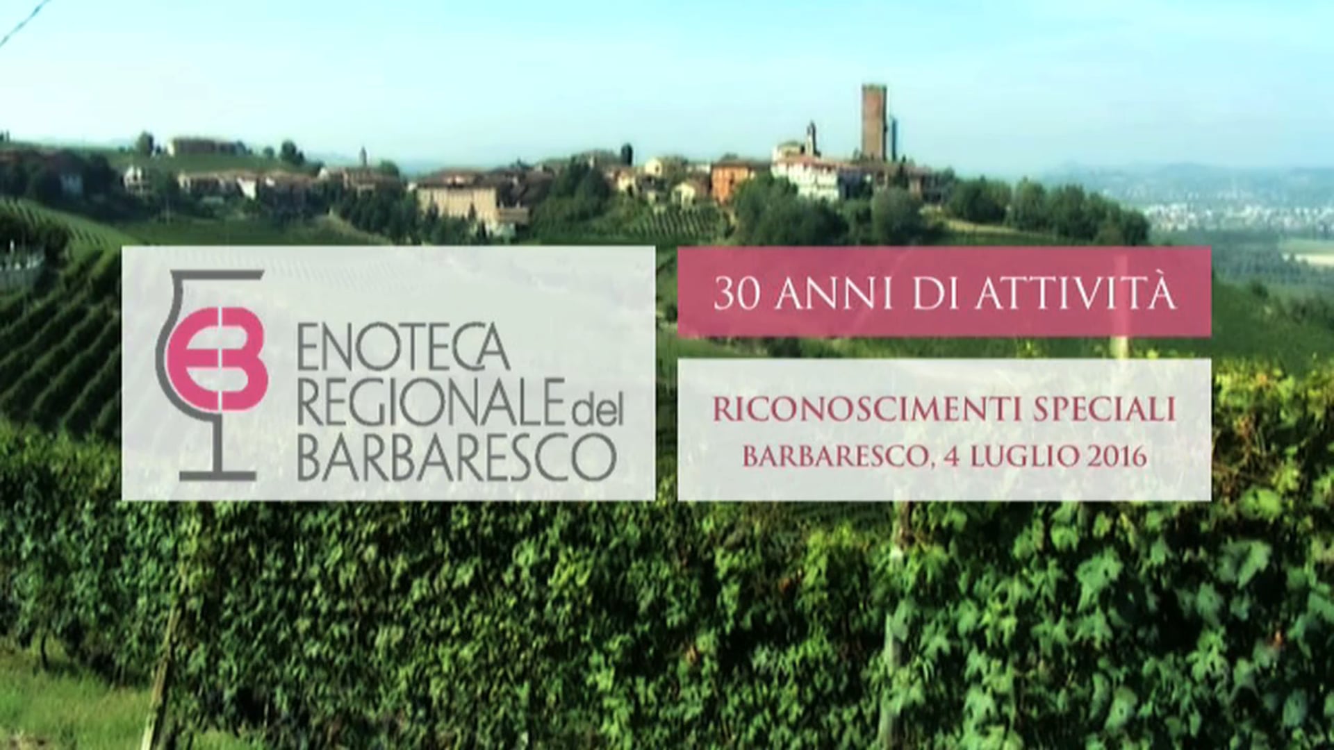 Premiazione dei 30 anni dell’Enoteca Regionale del Barbaresco