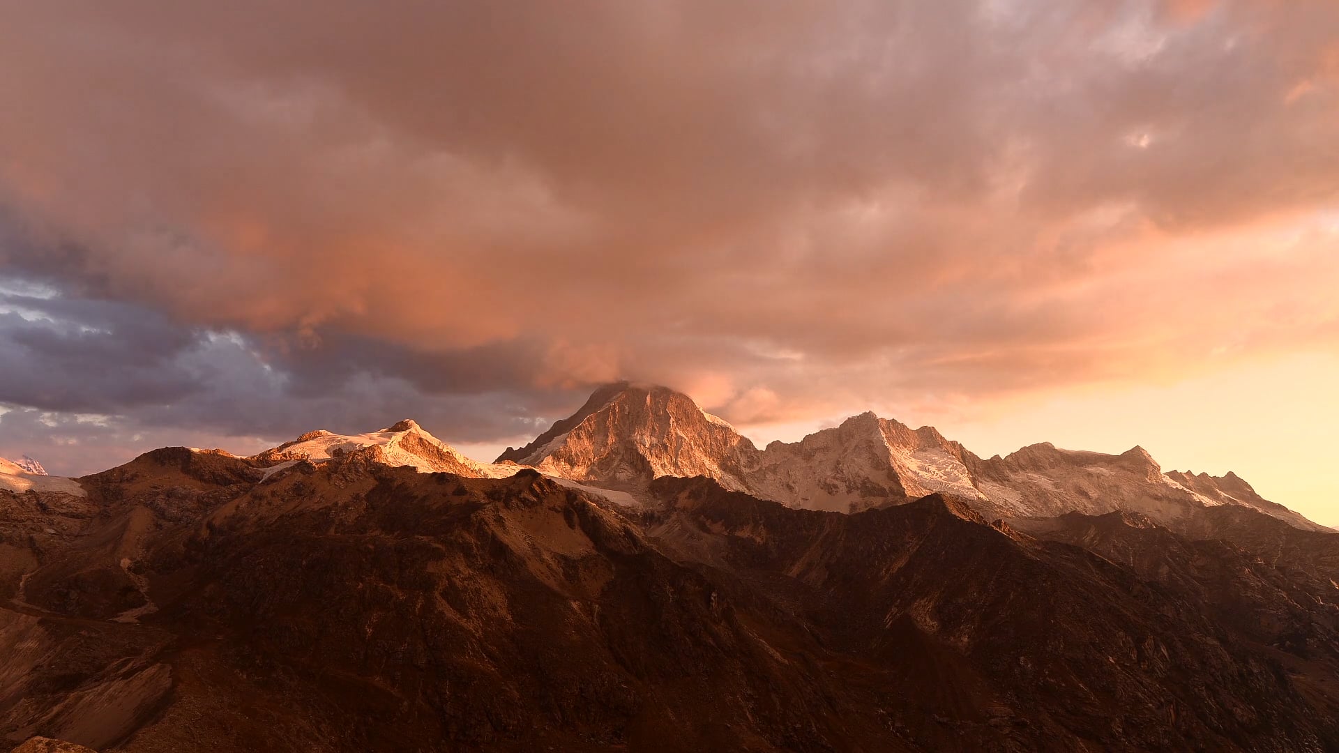 La Cordillera Blanca en Perú