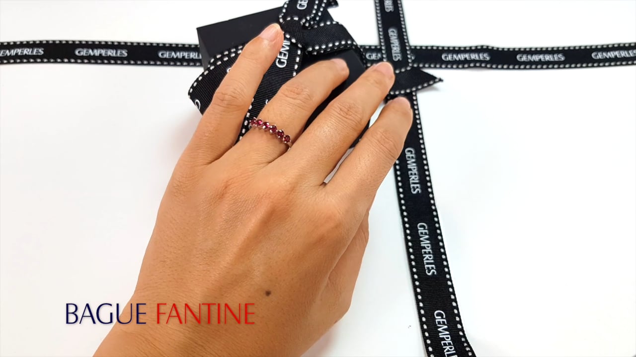 Bague Fantine - Or blanc I Gemperles