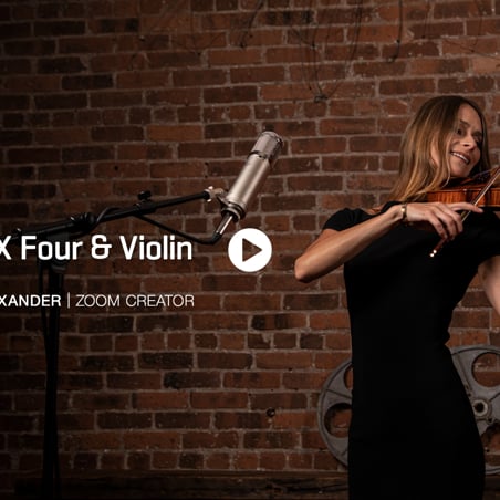 ZOOM A1X FOUR Multi-effets pour tous instruments acoustiques vidéo