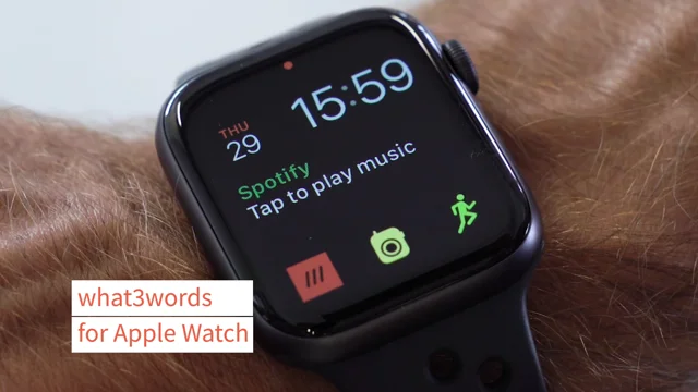 Use what3words with your Wear OS Android watch