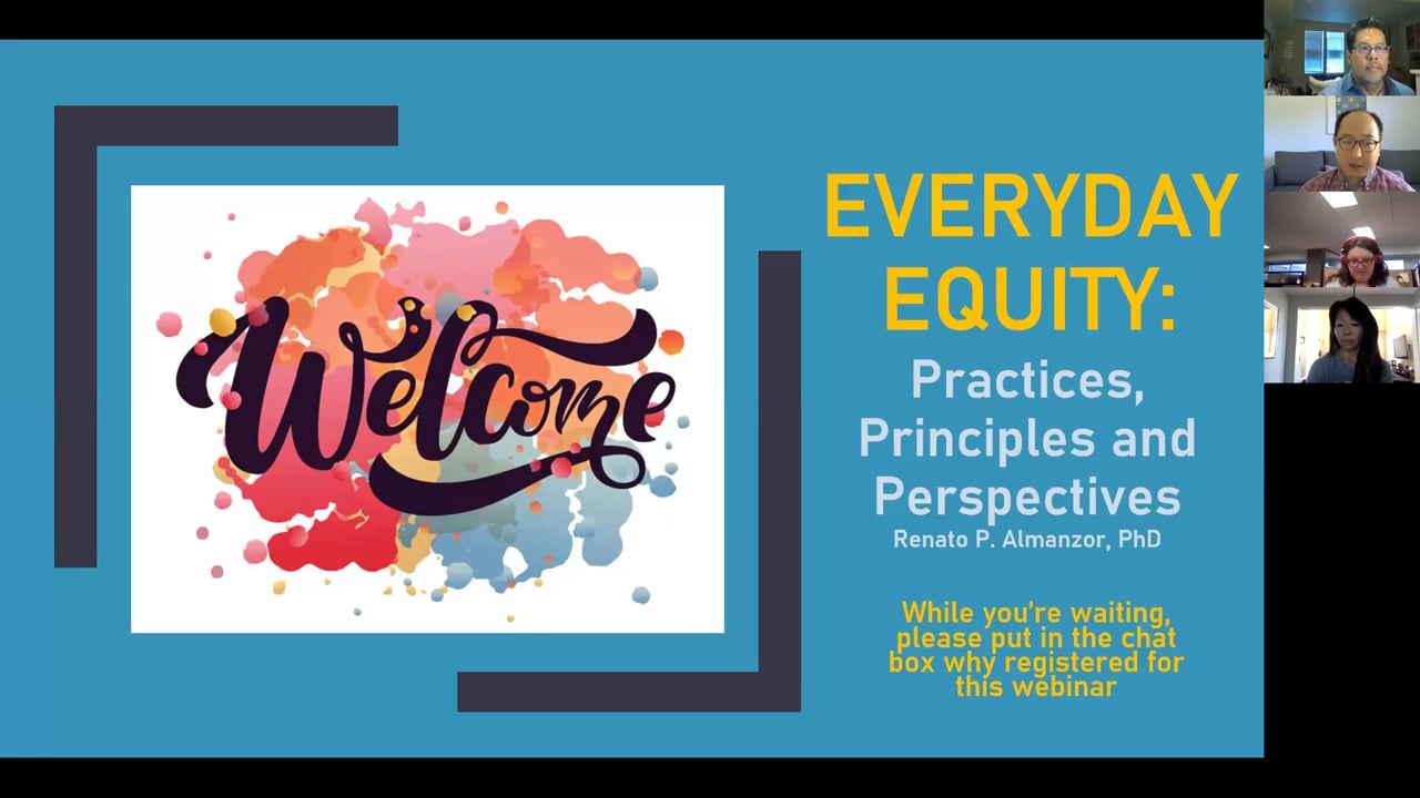 Everyday Equity: Practices, Principles & Perspectives