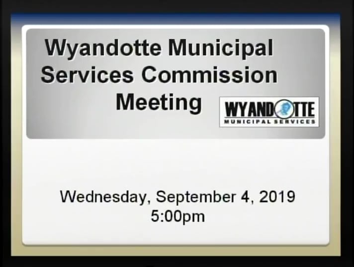 Wyandotte Municipal Services Commission Meeting 9/4/19 on Vimeo