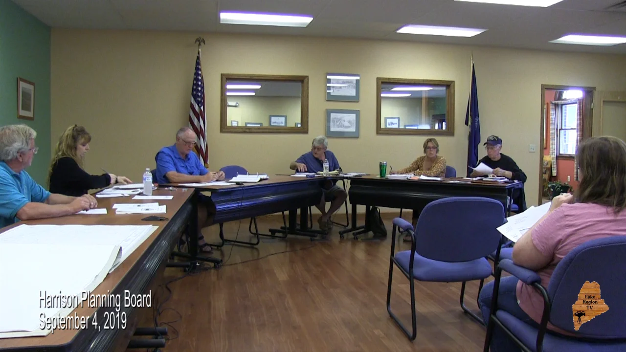 Harrison Planning Board Meeting 942019 on Vimeo