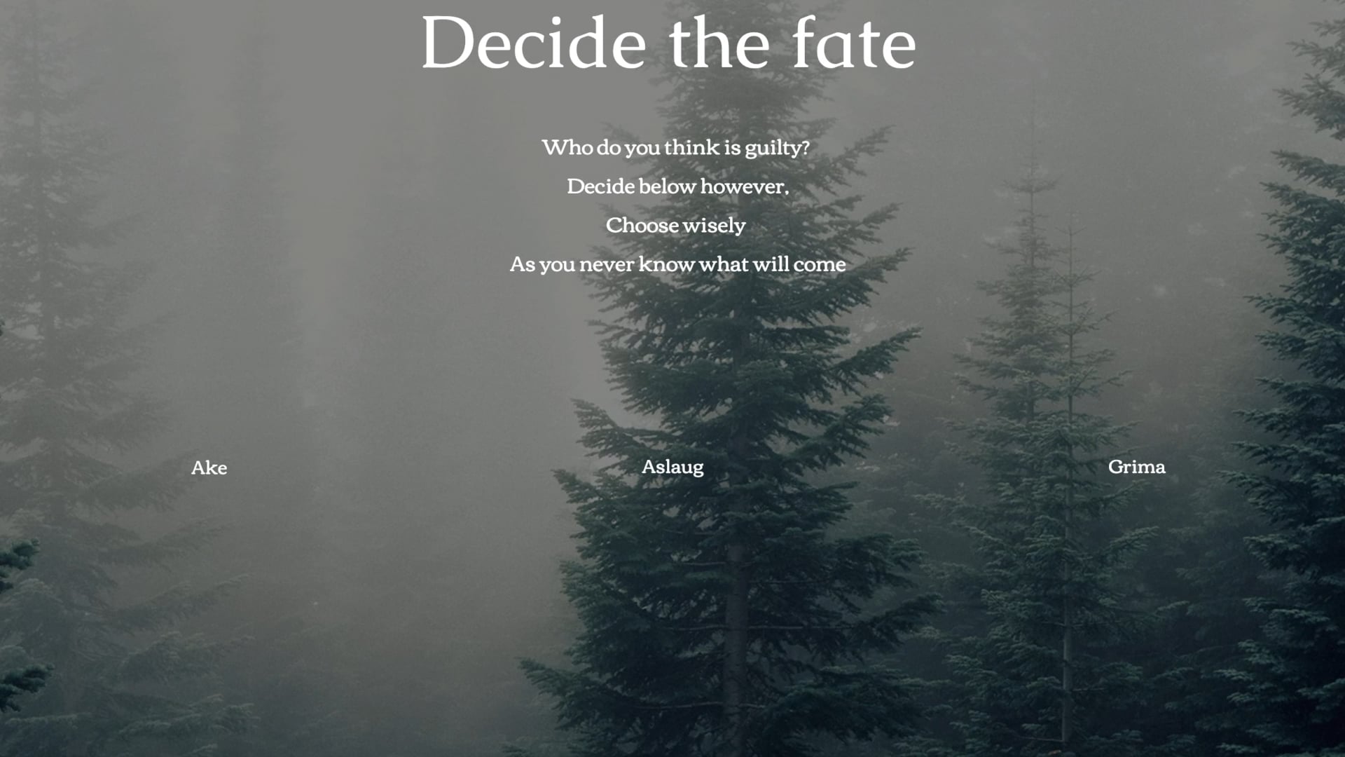 Murder Fit For A King