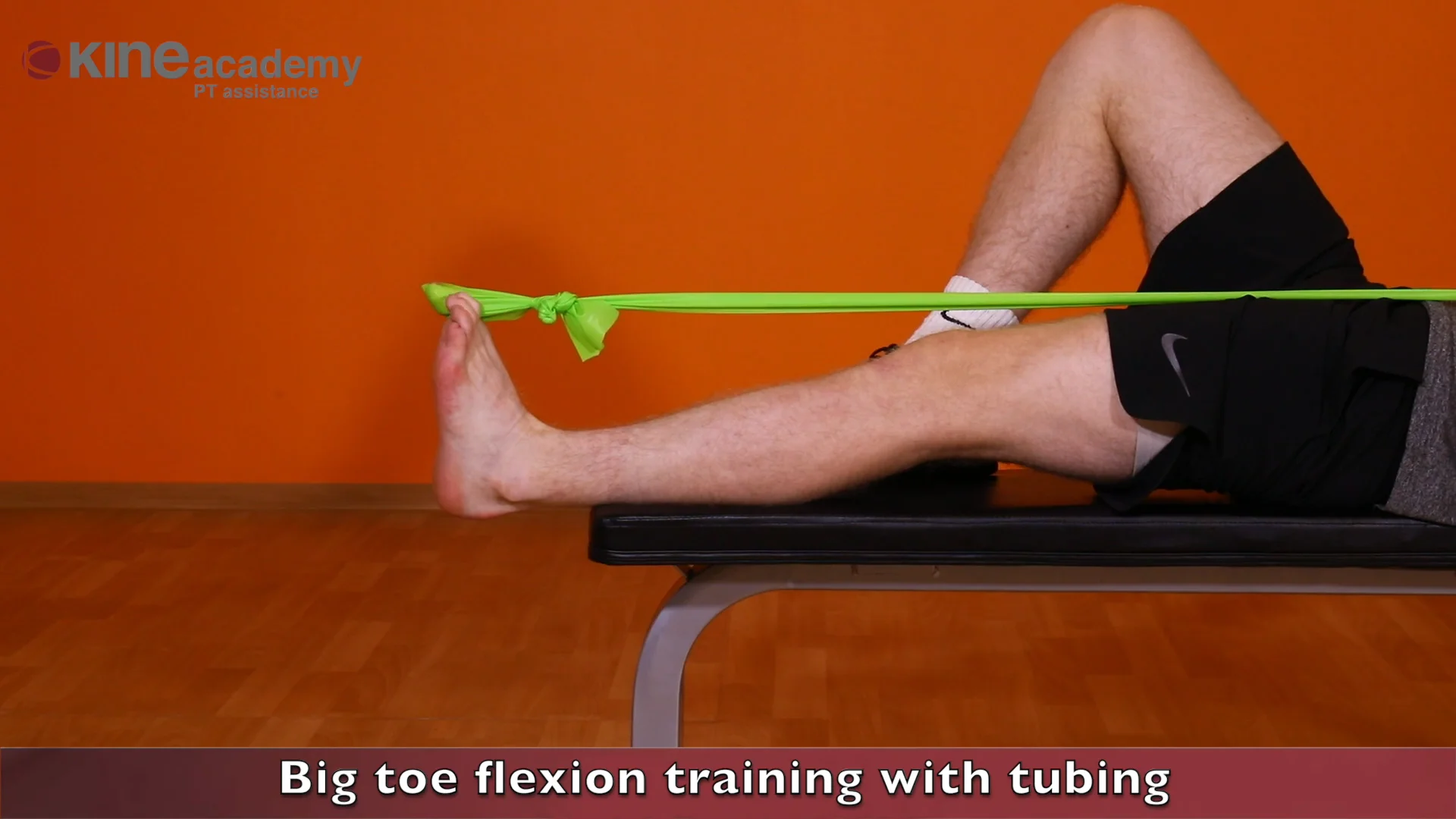 Theraband Ankle Dorsiflexion on Vimeo