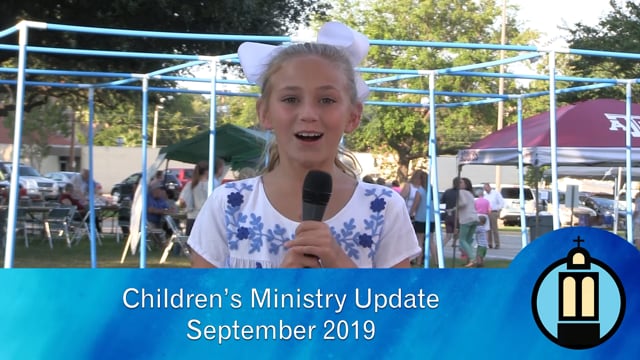 Children's Ministry September Update