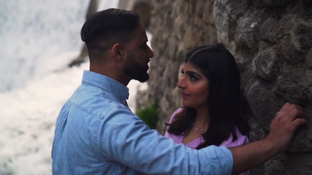 Still from Akasha & Waqar next day edit by Happy Soul Films, Toronto wedding videographers