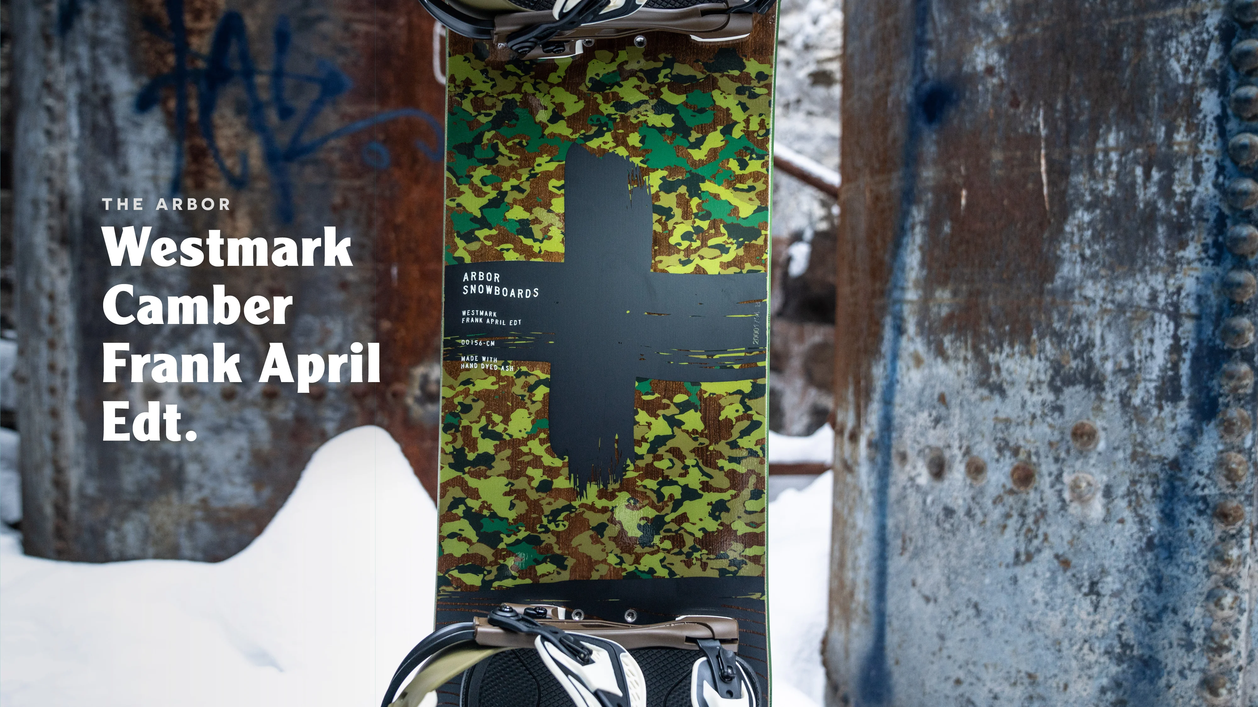 スノーボード Arbor WESTMARK FRANK APRIL EDITION 156cm Arbor Westmark Camber Frank April Snowboard — Jamestown