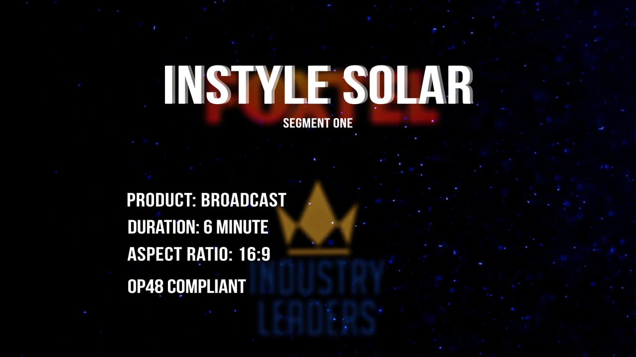 Instyle Solar | Full Episode | Industry Leaders S09