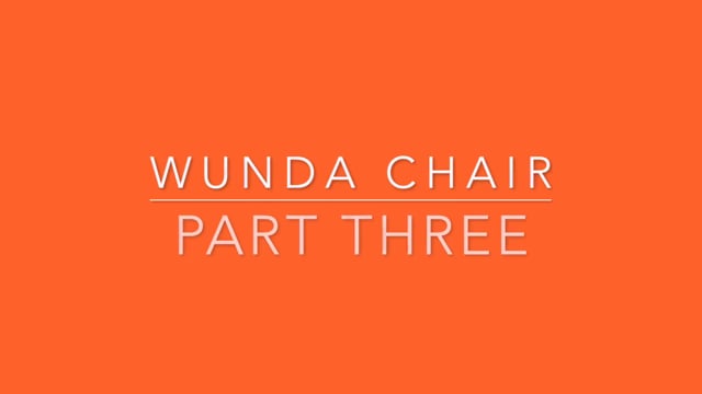 Wunda Chair Online Workshop Part Three