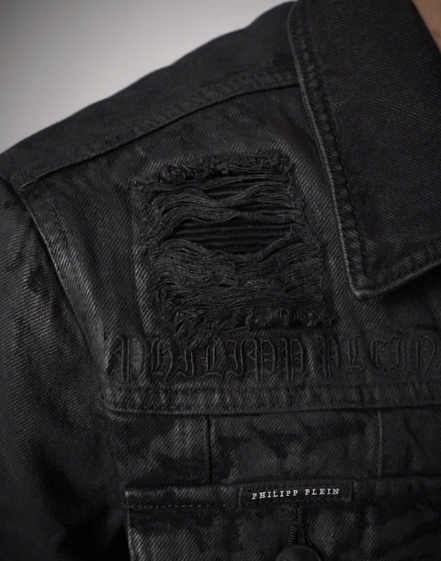 Hoodie Denim Jacket  Philipp Plein Outlet