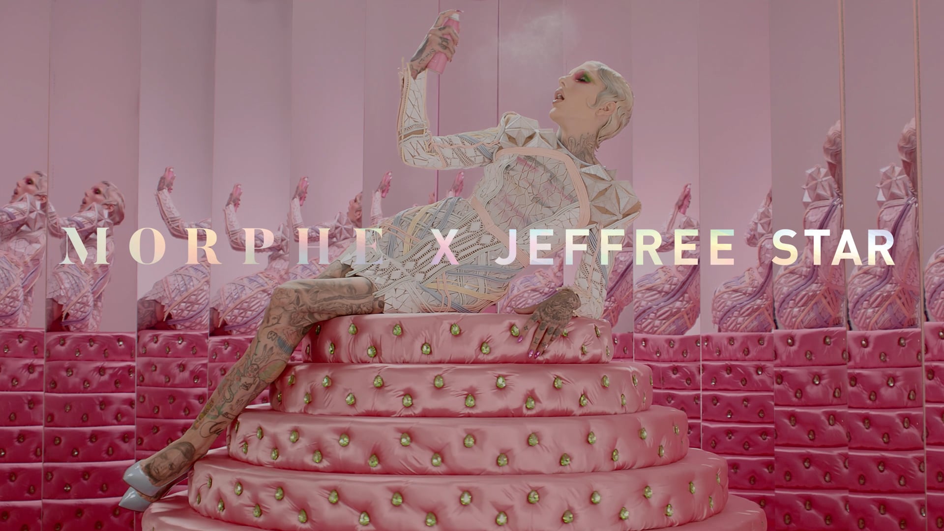 Jeffree Star x Morphe Brushes Advertising Campaign Pink Strawberry