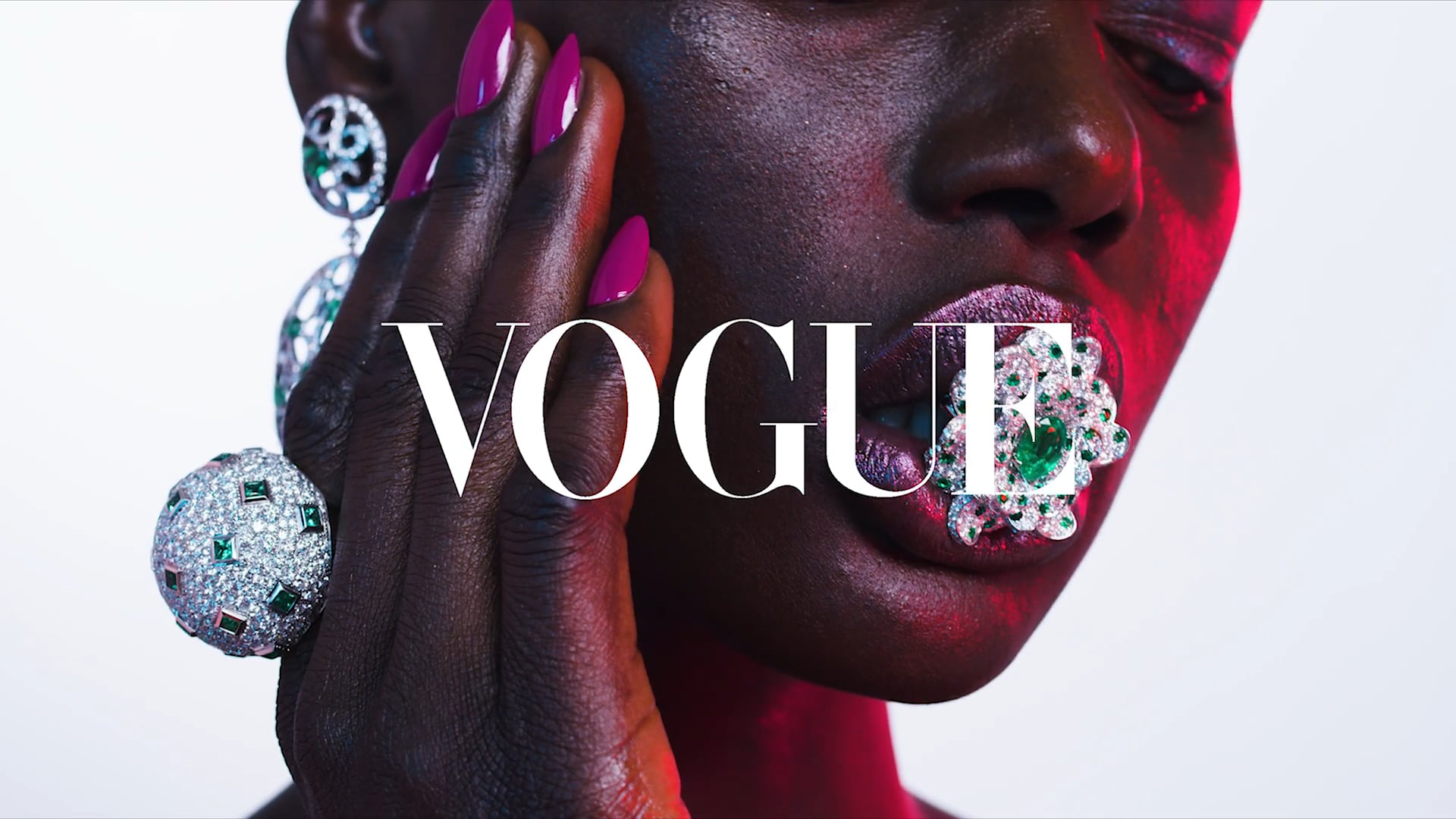Vogue Portugal Jewelry Editorial Video with model Ajak Deng Directed by Jamie Nelson