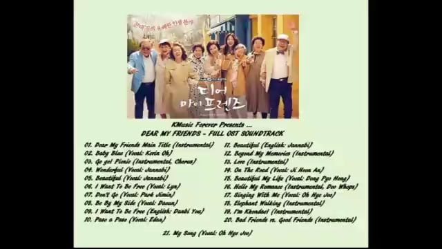 Dear My Friends Korean Drama Review, Pictures, Ost