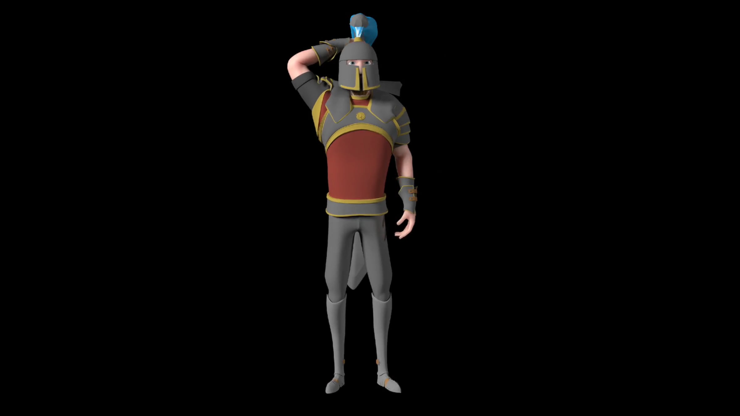 Stylized Knight Turntable