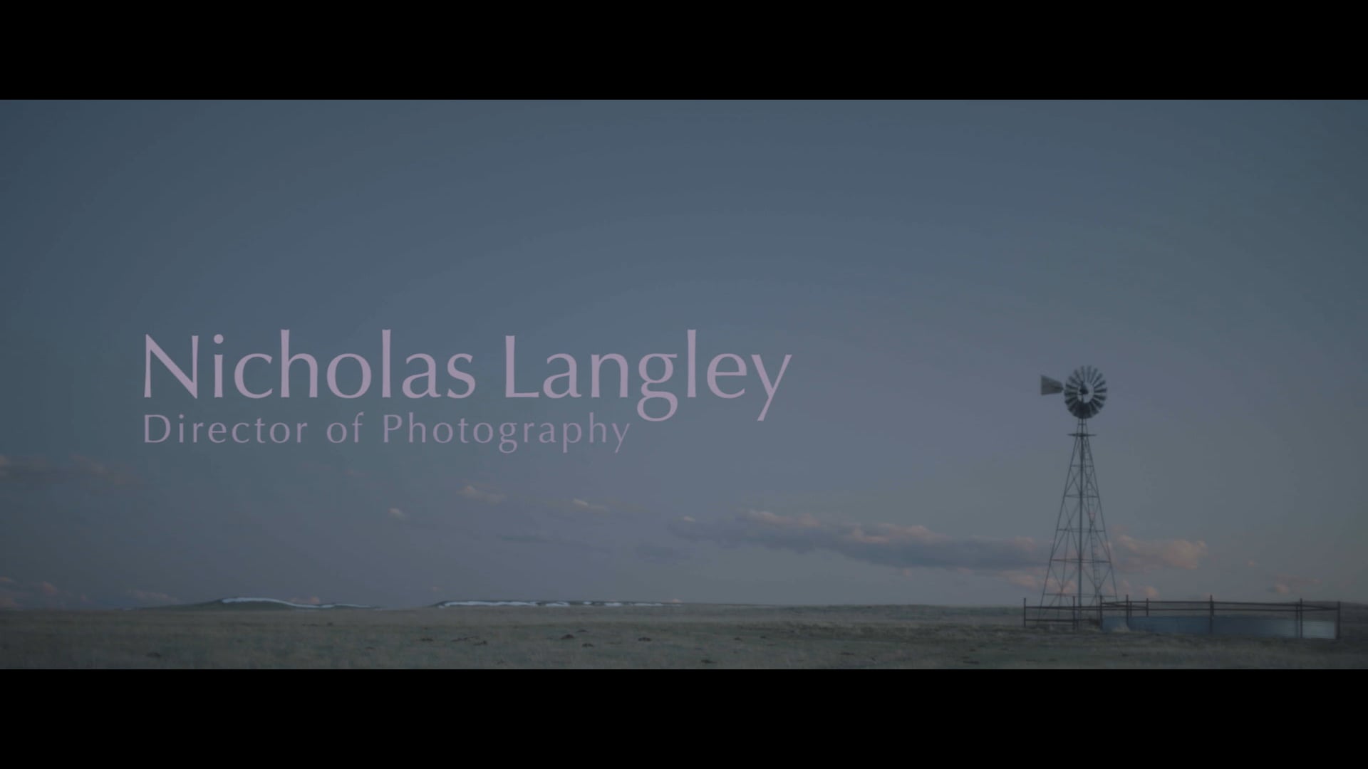 Nicholas Langley | 2019 Reel