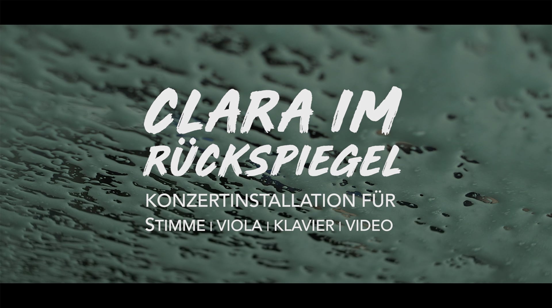 Trailer FINAL / CLARA IM RÜCKSPIEGEL on Vimeo