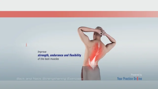 Back and discount neck strengthening exercises