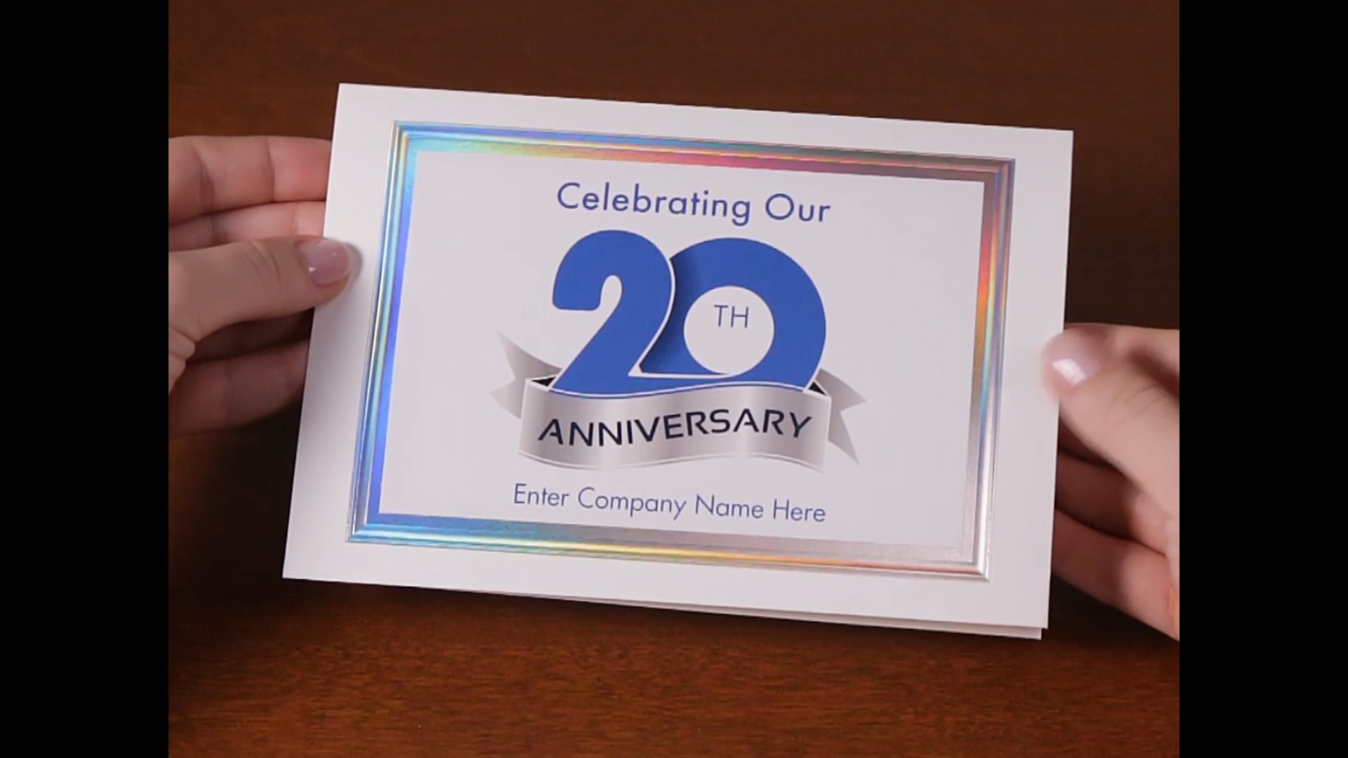 Celebrating Our 20th Anniversary Card, 1027786 | The Gallery