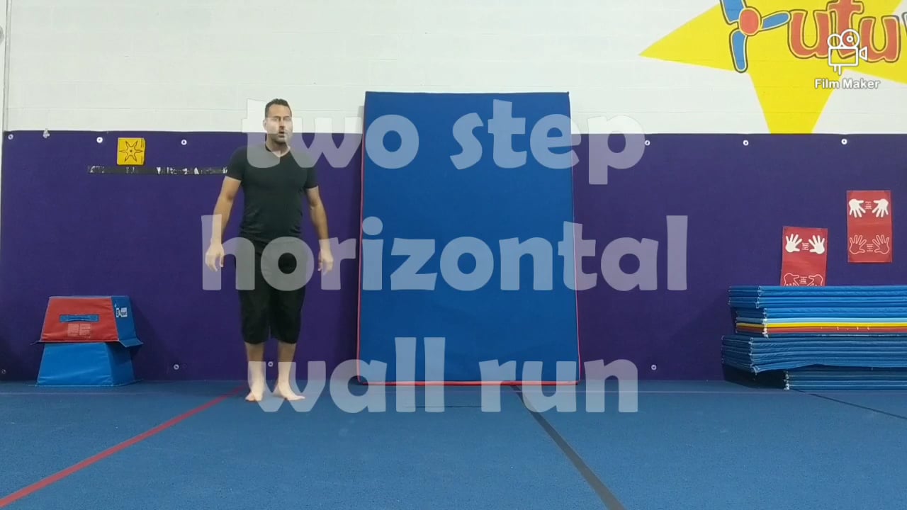 one step horizontal wall run on Vimeo